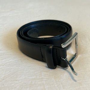 Mens Banana Republic Black Leather Belt